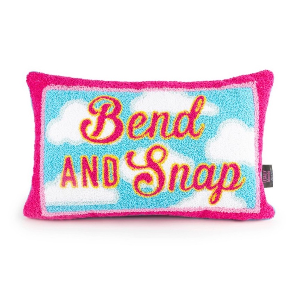 NWT Legally Blonde “Bend and Snap” decor throw pillow 16”x10”